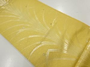 アンティーク　露草模様織出し袋帯（材料）
